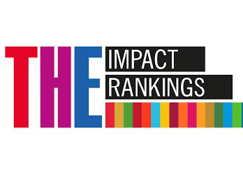The text "THE" really large, next to "Impact Rankings" in boxes to the right. 