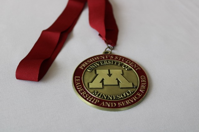 close up of the PSLSA medal