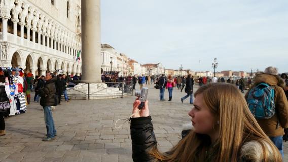 Eckert stops to take a photo in Venice, Italy in 2015. (Submitted photo)