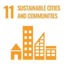 Sustainable cities and communities SDG logo