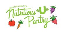 Nutritious U Food Pantry Logo. 