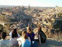 Students look out over Toledo